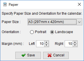 choose different paper size and the orientation
