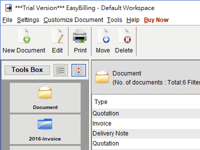 easybilling supports multiple folder
