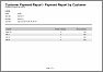 Payment Report by Customer