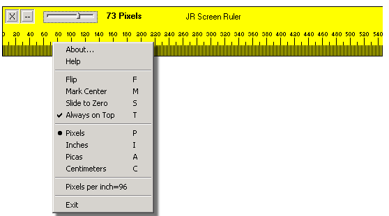 pdf centimeter inch printable ruler