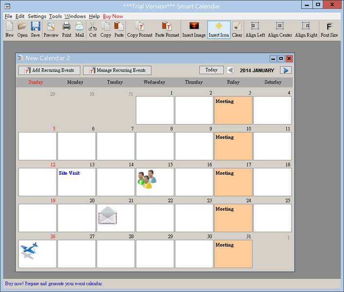 Windows 8 Smart Calendar Software full