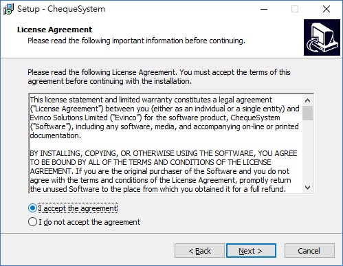 Accept agreement during installation