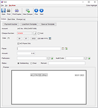 Prepare Cheque thumbnail