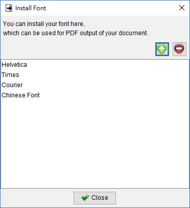 User can install font into EasyBilling