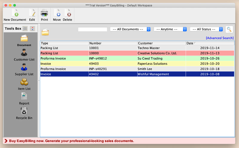 EasyBilling Invoicing Software for Mac 9.3.4 full