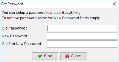 Set a password to enhance security