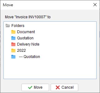 move document between folders