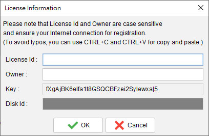 License registration of PhotoPDF