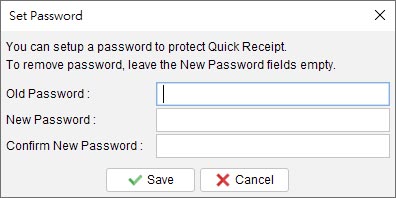 Set password to enhance security
