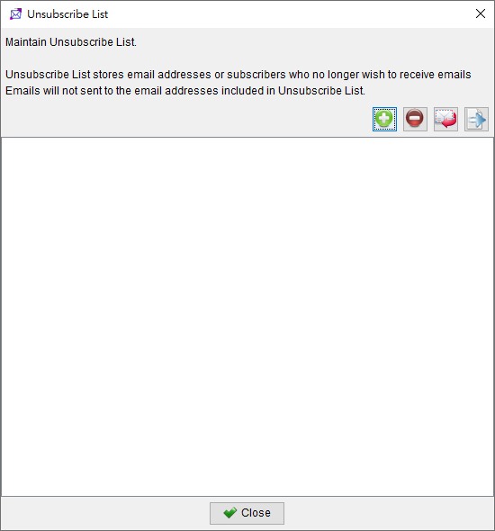unsubscribe email address